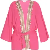 IZIA Kimono ouro / rosa