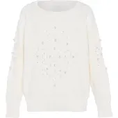 Faina Pullover branco lã