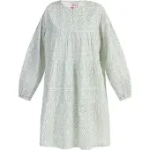 IZIA Vestido turquesa / branco