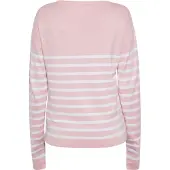 Usha Pullover cor-de-rosa / branco