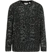 Usha Pullover preto / prata