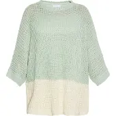 Usha Pullover creme / menta
