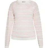 Usha Pullover cor-de-rosa / branco