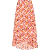 Faina Saia mistura de cores / laranja