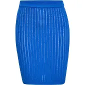 IZIA Saia azul cobalto