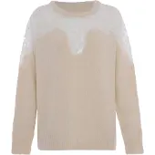Faina Pullover creme / branco