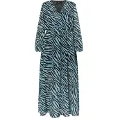 Faina Vestido azul claro / preto