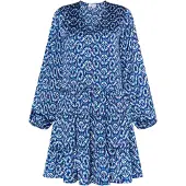IZIA Vestido de verão azul claro / azul escuro / orquídea