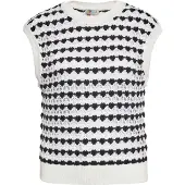 IZIA Pullover preto / branco