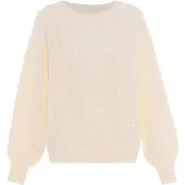 Faina Pullover branco lã