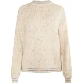 Usha Pullover 'Rakata' creme / caramelo / preto / branco