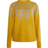 Usha Pullover 'Lurea' caril / cinzento-prateado
