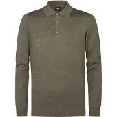 Petrol Industries Pullover verde mosqueado