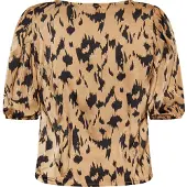 Faina Blusa camelo / preto