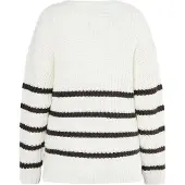 Usha Pullover 'Fenia' preto / branco