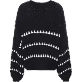 Faina Pullover preto / branco