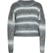 Usha Pullover cinzento / branco