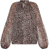 Faina Blusa bege escuro / ouro / rosa / preto