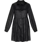 Faina Vestidos camiseiros 'It Is Part Of The Evening' preto