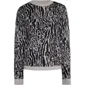 Faina Pullover cinzento / preto