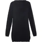 Faina Vestido de malha preto