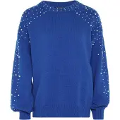 Faina Pullover azul escuro