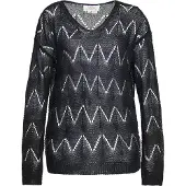 Usha Pullover preto / branco