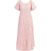 IZIA Vestido rosa / branco