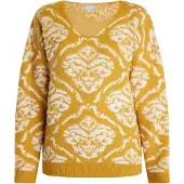 Usha Pullover 'Sivene' caril / branco