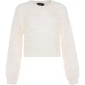 Faina Pullover branco lã