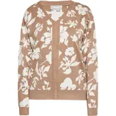 Usha Pullover castanho claro / branco