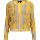 Faina Casaco de malha amarelo / ouro / lavanda