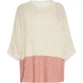 Usha Pullover creme / cor-de-rosa