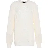 Faina Pullover branco lã