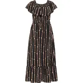 Faina Vestido ouro / preto