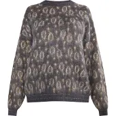Usha Pullover castanho / amarelo / branco
