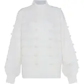Faina Pullover branco lã