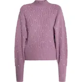 Faina Pullover 'Caneva' malva / branco pérola