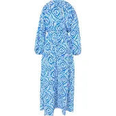 IZIA Vestido azul / branco