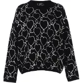 Faina Pullover preto / prata