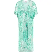 IZIA Vestido de praia menta / branco