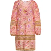Usha Vestido oliveira / lavanda / cor-de-rosa / magenta