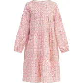 IZIA Vestido rosa néon / branco