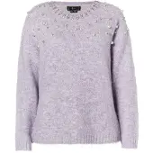 Faina Pullover 'Koosh' lilás / transparente / branco pérola
