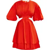 IZIA Vestido de verão laranja