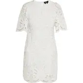 Faina Vestido de cocktail branco lã