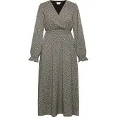 Usha Vestido preto / branco