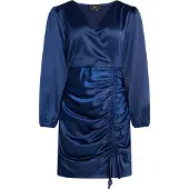 Faina Vestido de cocktail azul escuro