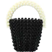 FELIPA Malas de tiracolo preto / branco lã