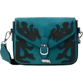 IZIA Mala de ombro aqua / preto / branco
